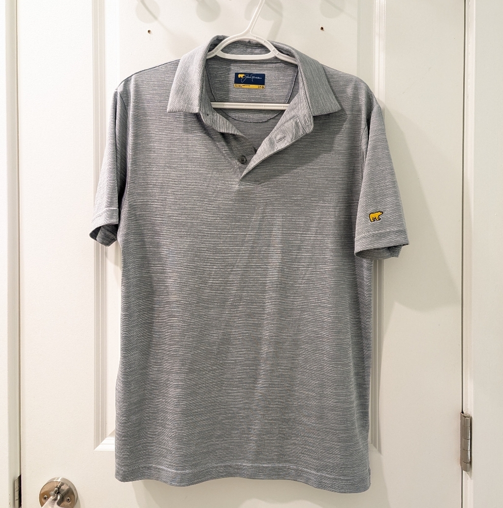 Jack Nicklaus Light Gray Polo Shirt